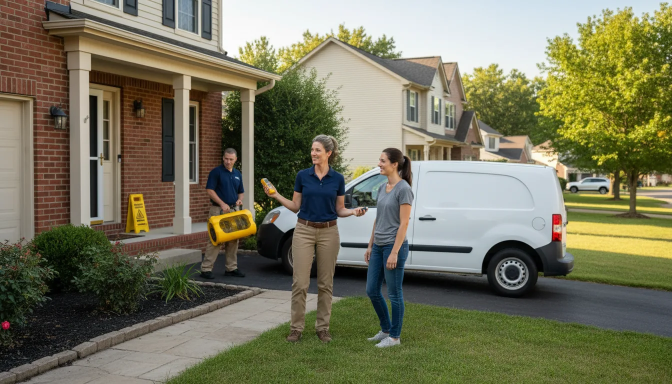 Residential water damage restoration in Red Bank, TN